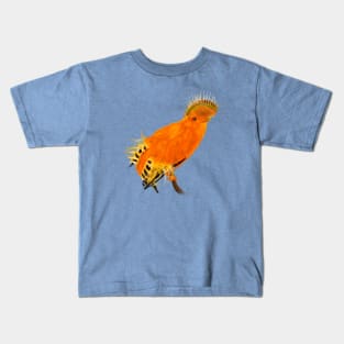 Cock-of-the-rock + Venus Fly Trap Kids T-Shirt